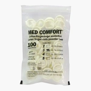 100 Latex-Fingerlinge in Verpackung