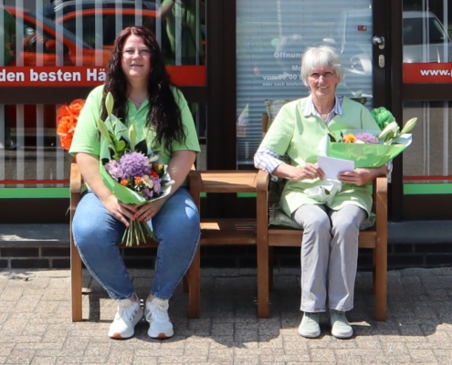 Nicole Vallan und Heidi Hopp – 10-jähriges Dienstjubiläum