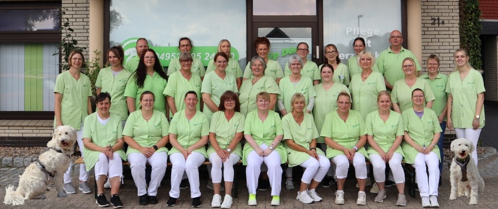 Das Team vom Pflegedienst Up Dörp.