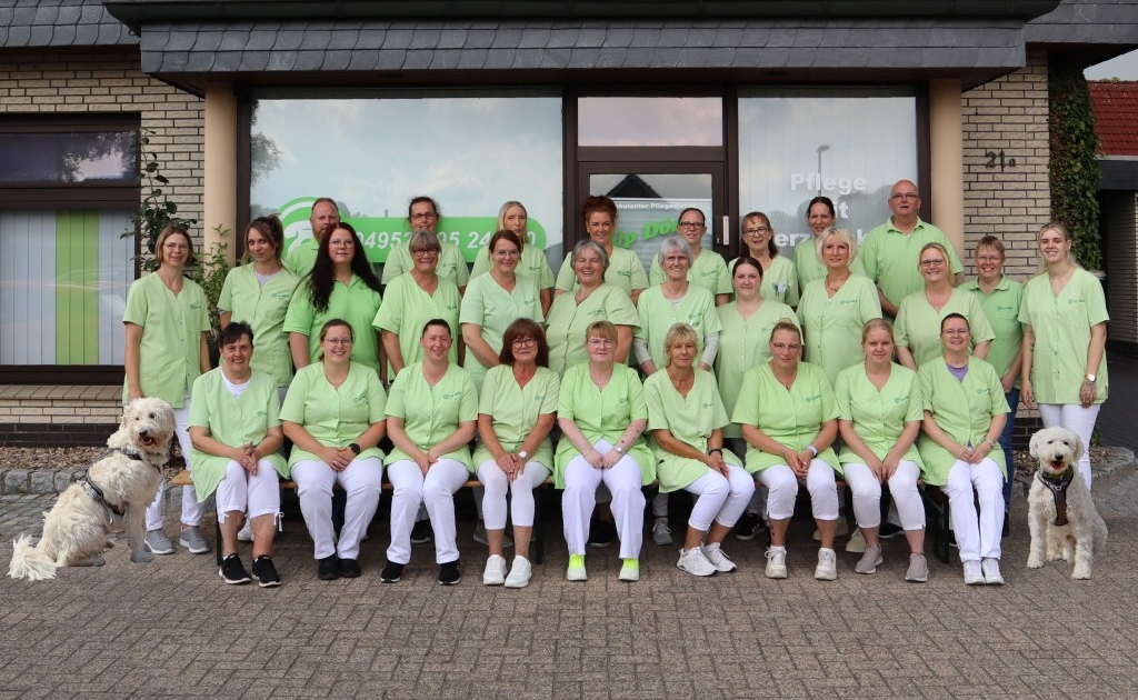 Das Team vom Pflegedienst Up Dörp.
